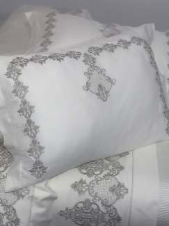 Vals Çift Kişilik Nevresim Pike Takımı 7 Parça (EKRU)